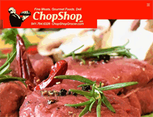 Tablet Screenshot of chopshopgrocer.com